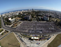 Cuba: immagini dell’Avana durante la Messa del Papa