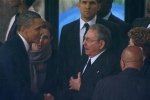 Cuba/USA: “storico” apretón tra OBAMA e CASTRO in Sudafrica